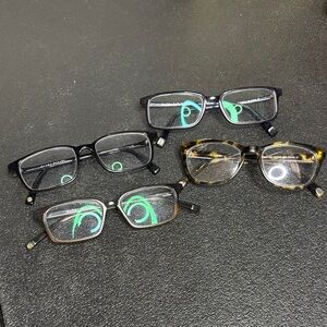 Warby Parker Eyeglass Prescription Glasses Frames Bundle of 4 Unisex